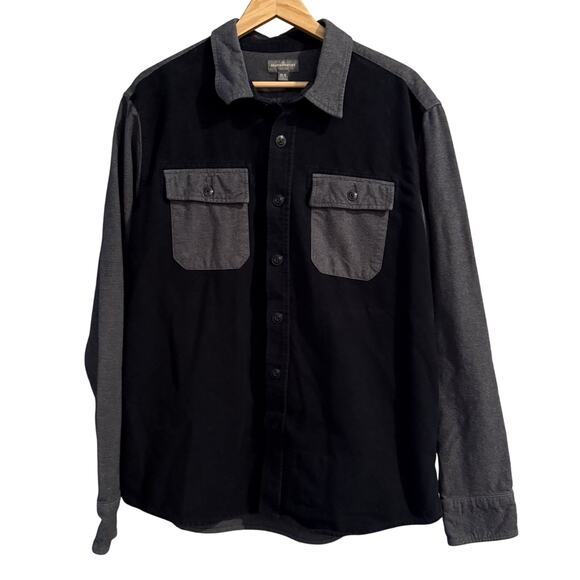 LL Bean Shirt Signature 1933 Chamois Cloth Colorblock Men’s‎ XL - Picture 1 of 8